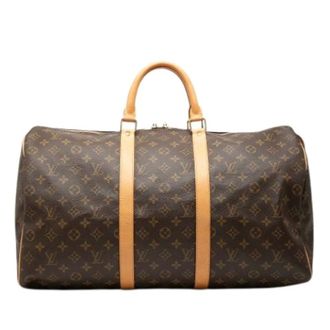 Louis Vuitton Pre-owned Weekend Bags, female, Brown, Size: ONE SIZE Pre-owned Keepall 50