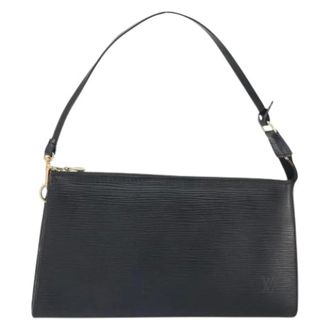 Louis Vuitton Pre-owned Shoulder Bags, female, Black, Size: ONE SIZE Pre-owned Vintage Shoulder Bag