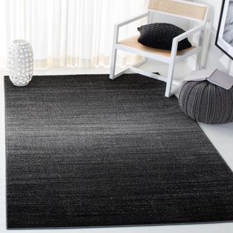 Safavieh Adirondack Machine Made Area Rug, Dark Grey / Light Grey Contemporary Style Easy Care