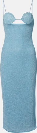 Os&eacute;ree Lumiere midi dress