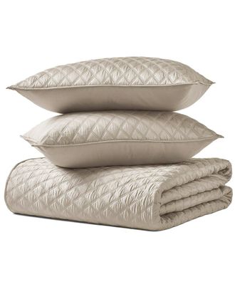 J. Queen New York 300 Thread Count Premier Sateen Full/Queen 3Pc Quilt Set