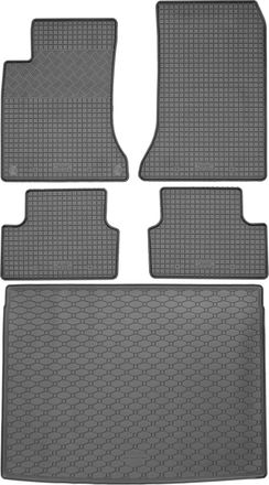 OEM Juego De Alfombrillas De Goma Para Coche Y Maletero Para Mercedes Clase B W246 Suv (10/2011-12/2018)