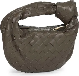 Bottega Veneta Womens Handbag Mini Jodie Cypress Green Lambskin Handbags Hand Bags