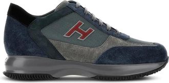 Hogan Interactive Sneakers - Heren - Sneakers - Blauw - 43 1/2 EU - Leer - Schoenen