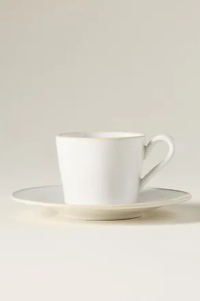Costa Nova Beja Stoneware Teacup & Saucer