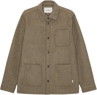 Les Deux Sovracamicia in Lana - - Jackets - Uomo - Beige - 2XL