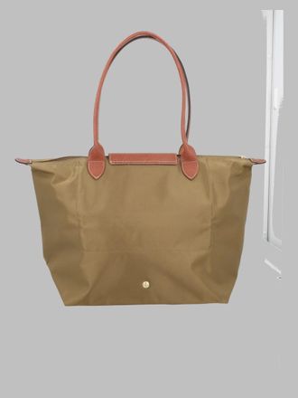Longchamp Womens Shoulder Bag Le Pliage Original Green Polyamide