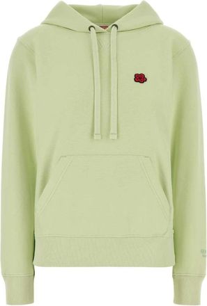 Kenzo Katoenen Sweatshirt - Dames - Hoodies - Groen - S - Katoen - Hoodies & sweatvesten