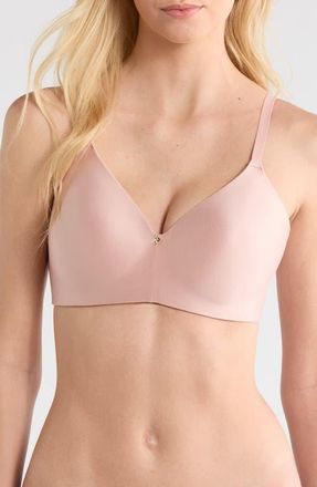 Chantelle C Jolie Wireless T-Shirt Bra in Rose Authentique at Nordstrom, Size 34E