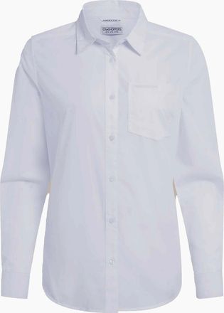 Craghoppers Womens Craghoppers Womens/Ladies Kiwi III Long-Sleeved Shirt - White - Size: 10