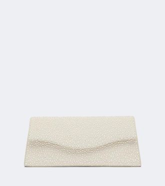 Elie Saab The Midnight embellished suede clutch