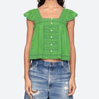 Sea New York Eliza Top In Green