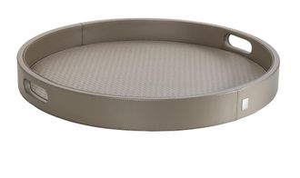 Joop Tablett Lederoptik, Grau D: 36cm