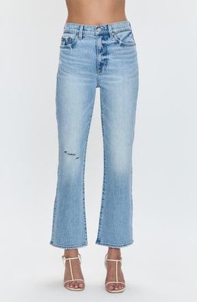 Pistola Denim Ally High Waist Crop Bootcut Jeans in Scholar Distressed at Nordstrom Rack, Size 32