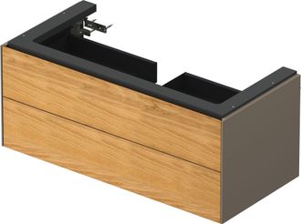 Duravit Duravit White Tulip, Meuble Sous-lavabo Suspendu, Largeur 984 X