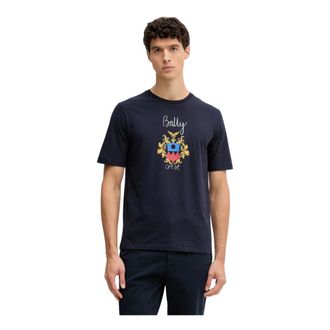 Bally Heren, Tops, Blauw, Maat: M