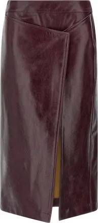 ARMARIUM Armarium, Rokken, Dames, Rood, XS, Leer, Ember Midi Rok