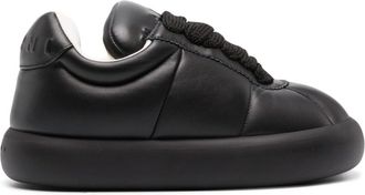 Marni BigFoot 2.0 padded leather sneakers - women - Leather - 36 - Black