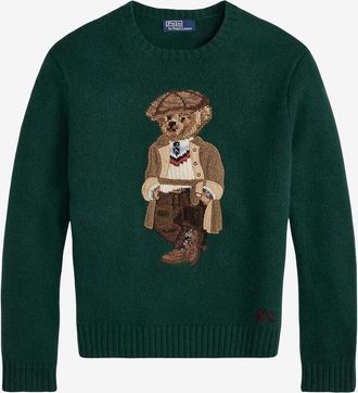 Polo Ralph Lauren Woll-Jacquardpullover Detective Polo Bear