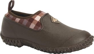 The Original Muck Boot Company Womens Muckster II Low Pull On Waterproof Shoe, Brown, 3
