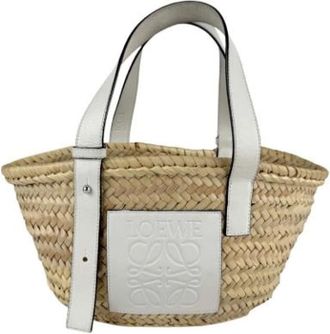 Loewe Pre-owned Tote Bags, female, Beige, Size: ONE SIZE Pre-owned Tote Bag