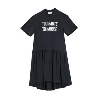 Moschino Short Dresses, female, Black, Size: XS Too Haute to Handle Dress