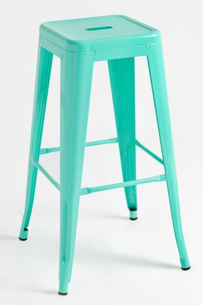 Regalos Miguel Pack 2 Taburetes color verde menta en acero reforzado