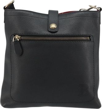 Bally Vintage Leather Leather Shoulder Bag Bag (Pre-Owned)