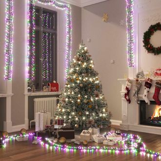vidaXL Vidaxl - Tira De Luces De Racimo Con 3000 Led Pvc Pastel Multicolor 23 M