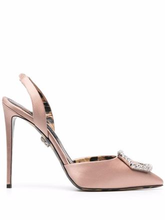 Philipp Plein slingback high-heeled pumps - Neutrals