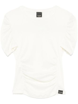 Pinko Martello Ruched-Detailing T-Shirt