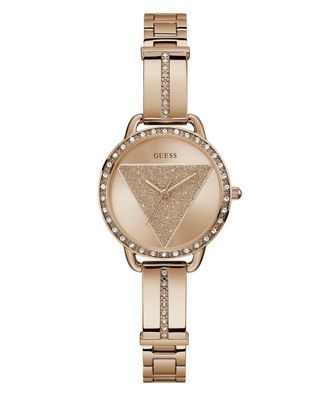 Guess Tri Bellini Dames Horloge Roze Goud GW0914L3