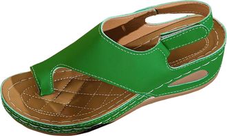 Generic Womens Adjustable Strap Flip Flops Summer Casual Comfortable Slides with Non Slip Sole Orthopedic Arch Support Sandals Wide Width Outdoor Walking Shoe