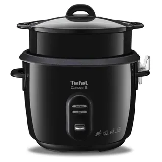 T-fal Cuiseur &agrave; riz automatique m&eacute;tallis&eacute; noir