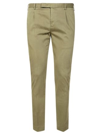 PT01 Tailored Slim-Fit Pants with Front Pleats