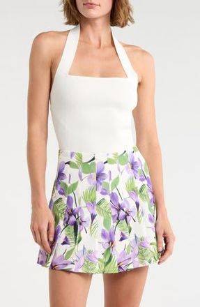 Alice & Olivia Celly Halter Camisole in Soft White at Nordstrom Rack, Size X-Large