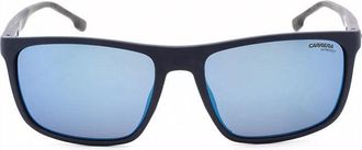 Carrera Rectangle Full Rim Sunglasses - Blue