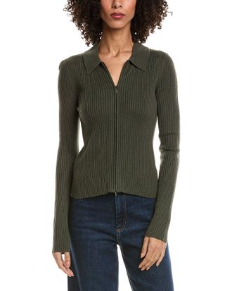 Splendid Georgie Two Zip Cashmere-Blend Sweater