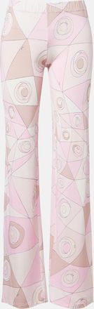 Pucci Occhi satin jersey straight pants