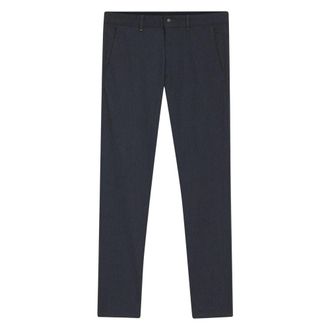 HUGO BOSS Pantalones Moulin&eacute; de Corte Entallado - Trousers - Hombre - Azul - W31