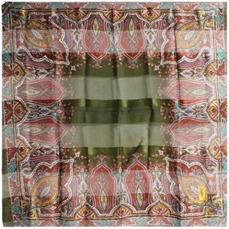 Saint Laurent Pre-owned Scarves, female, Multicolor, Size: ONE SIZE Pre-owned Vintage Scarf