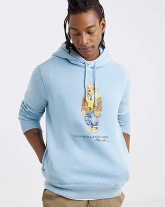 Polo Ralph Lauren Bear Hoodie - Blue