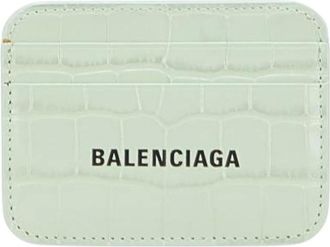 Balenciaga Pre-owned Wallets, female, Green, Size: ONE SIZE Pre-owned Leather Wallet