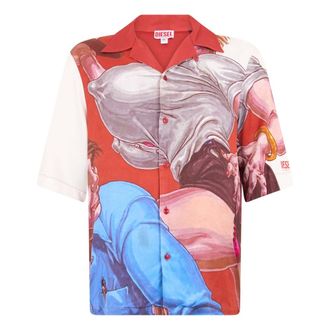 Diesel Camicia con stampa - - Shirts - Uomo - Multicolore - S