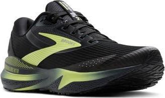 Brooks Adrenaline GTS 24 Waterproof Running Shoe in Black/ebony/new Yellow at Nordstrom Rack, Size 12