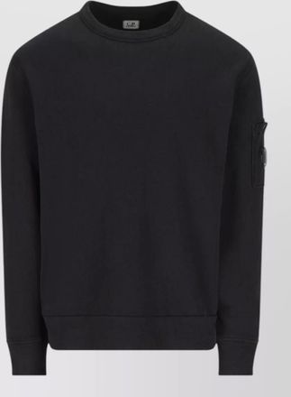 C.P. Company cotton crew neck sweatshirt long sleeves detail