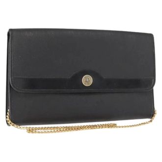 Dior Pre-owned Clutches, female, Black, Size: ONE SIZE Pre-owned Plastic Vintage Shoulder Bag