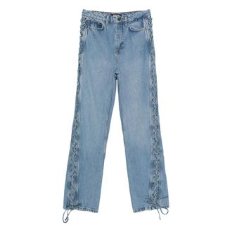 Rotate Rotate Birger Christensen, Dames, Jeans, Blauw, Maat: W24 Katoen