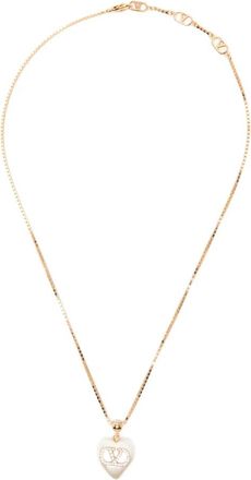 Valentino Garavani Vlogo Signature Ketting - Dames - Kettingen - Geel - ONE Size - Accessoires