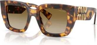 Miu Miu Dames, Accessoires, Bruin, Maat: 51 MM